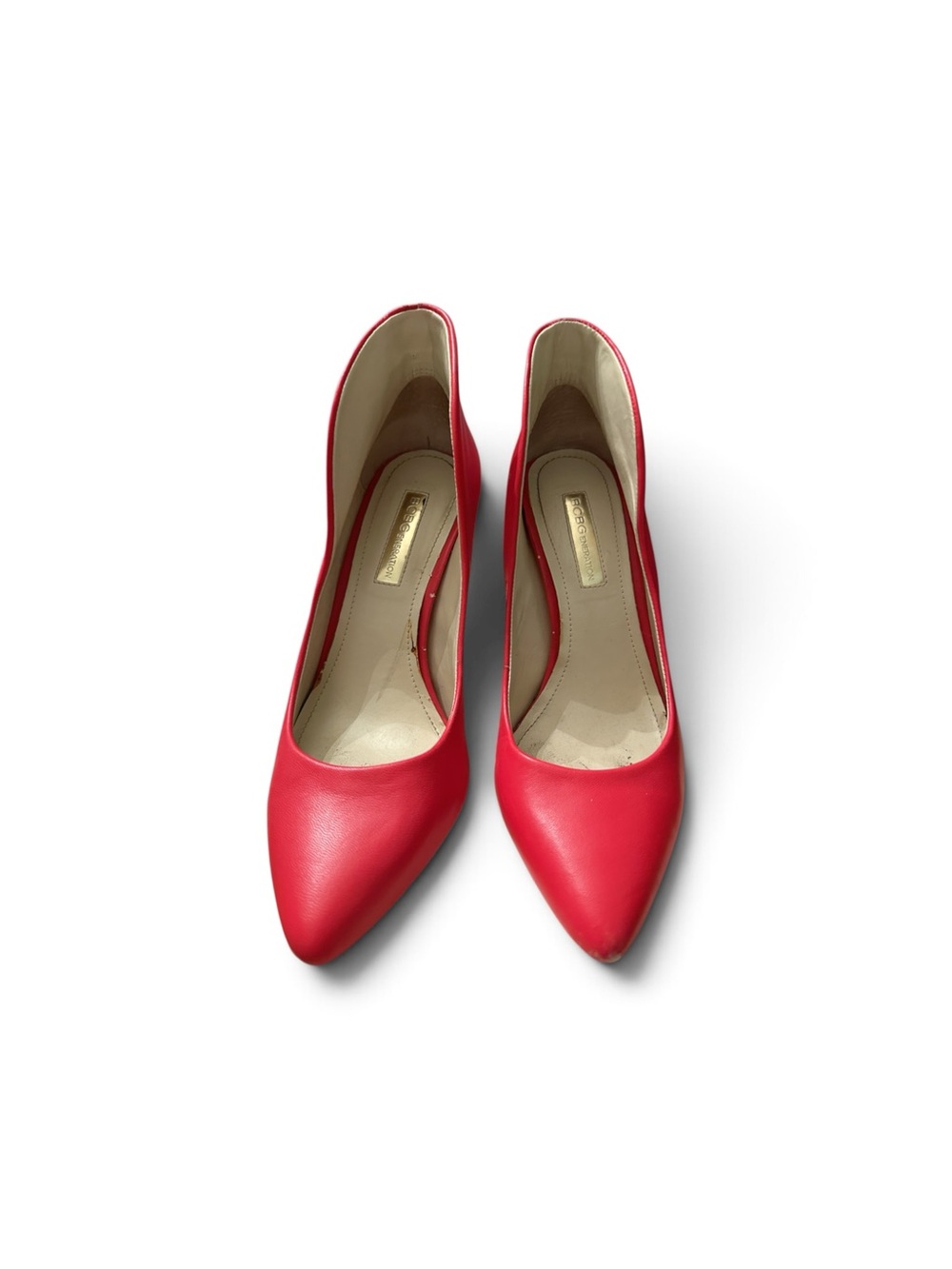 BCBGeneration Red Pointed Toe Pumps